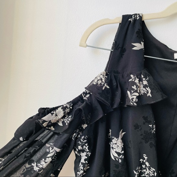 Maurices Open Shoulder Floral Mini Dress - Picture 3 of 4